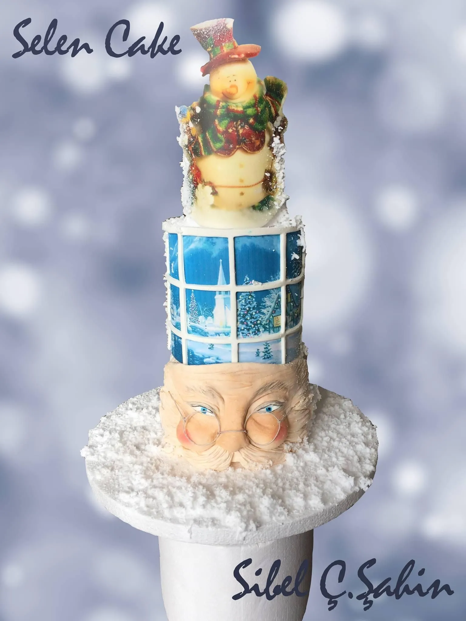 3D Santa Clause Cake