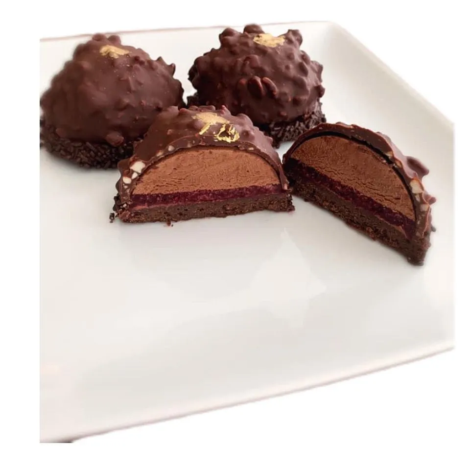 Small Chocolate Hazelnut Covered Cake
