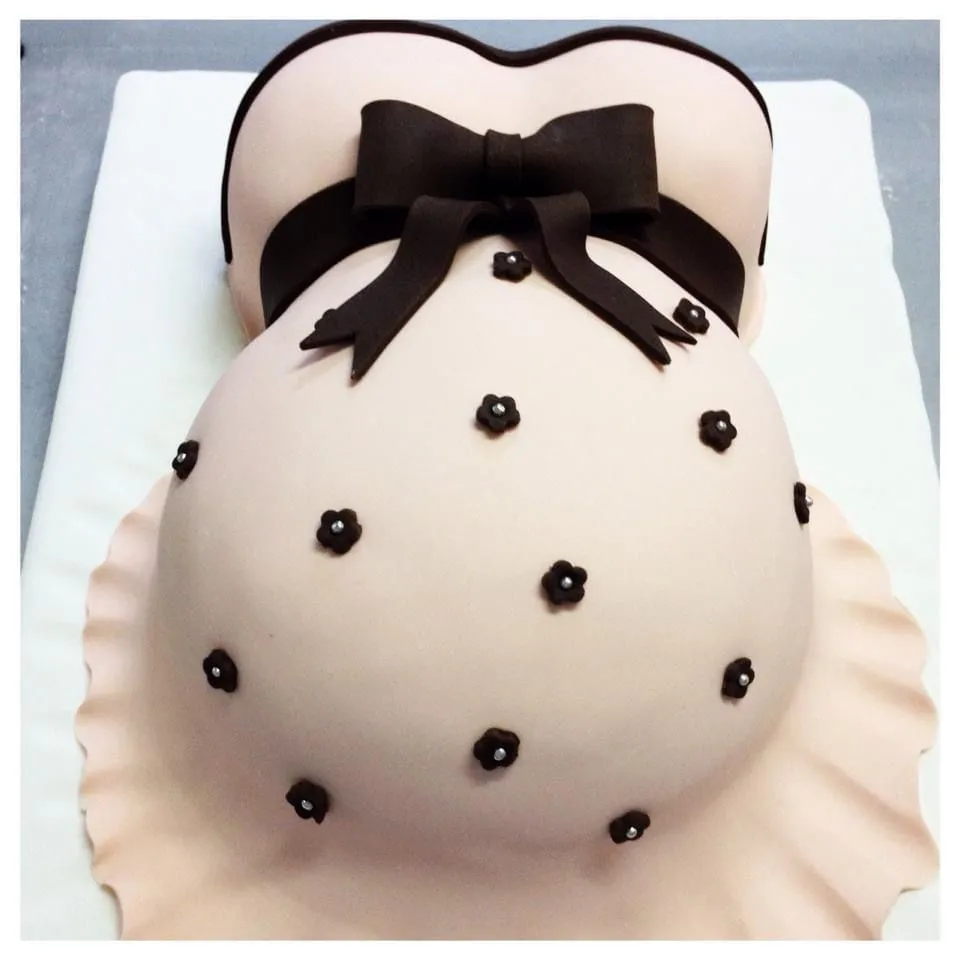 Pregnant Belly Cake