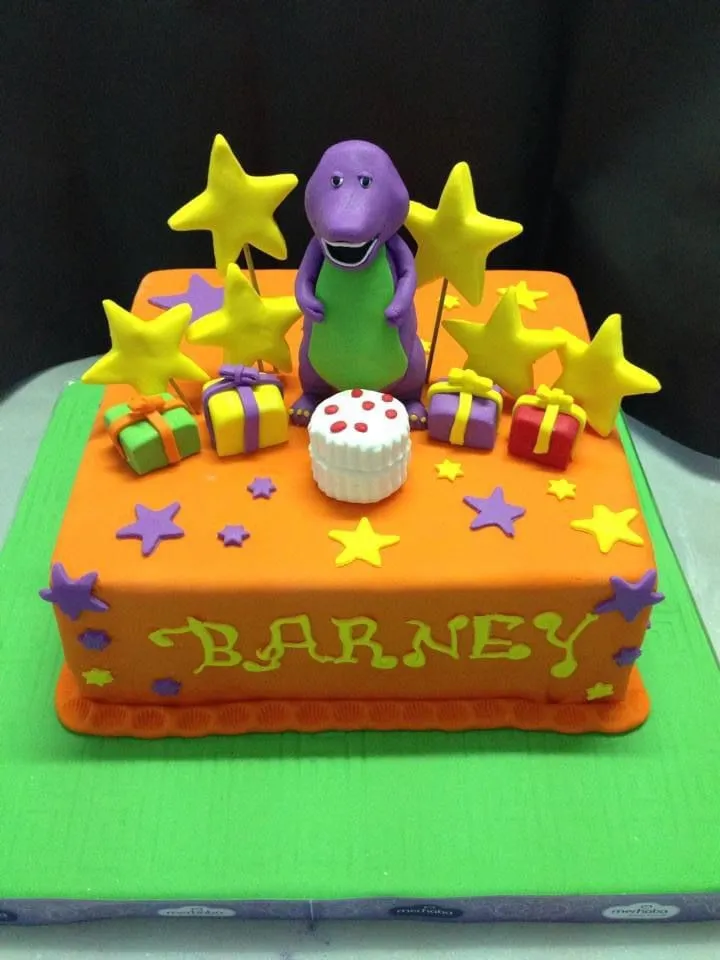 Barney Cake