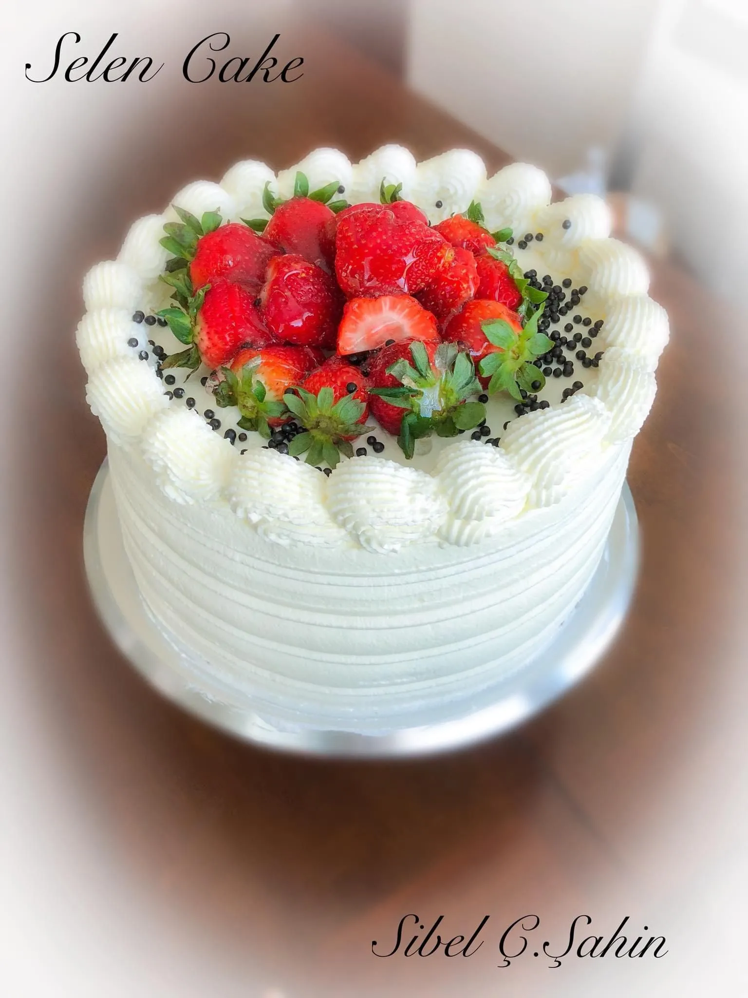 Strawberry Vanilla Cake